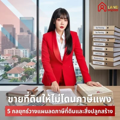 ขายที่ดินให้ไม่โดนภาษีแพง-5-กลยุทธ์วางแผนลดภาษีที่ดินและสิ่งปลูกสร้าง