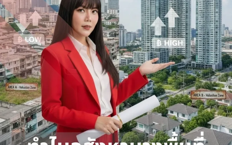 ทำไมอสังหาบางพื้นที่ในกรุงเทพถึงได้ราคาประเมินต่ำ