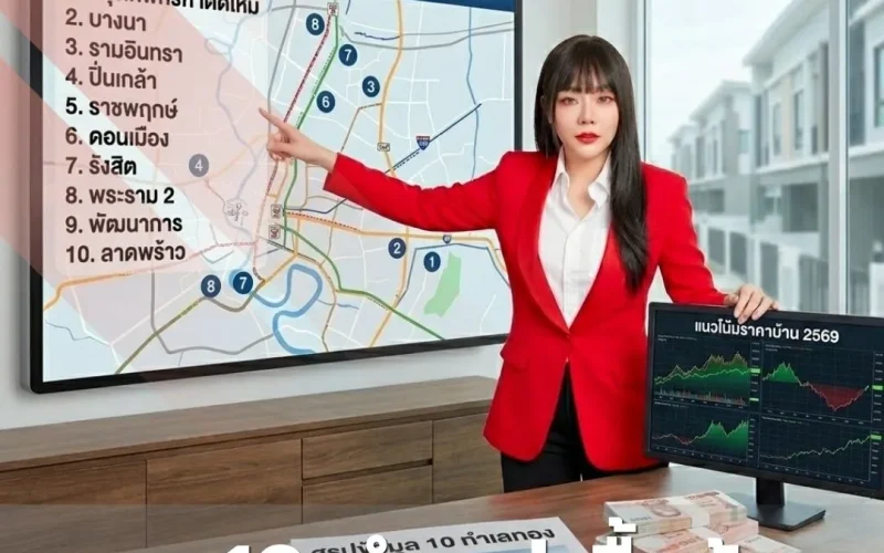 ลงทุนอสังหา รวม 10 ทำเลน่าซื้อบ้านในกรุงเทพ ปี 2569