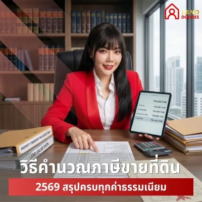 วิธีคำนวณภาษีขายที่ดิน-2569-สรุปครบทุกค่าธรรมเนียม